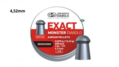JSB Pallini EXACT Monster Diabolo Redisigned cal.4,52mm - 0,870 gr.