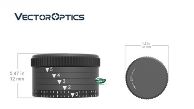 VECTOR OPTICS Torretta balistica per Continental SCOON-HBT