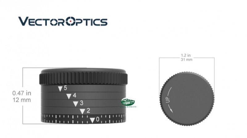 VECTOR OPTICS Torretta balistica per Continental SCOON-HBT