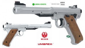 UMAREX RUGER MARK IV Inox cal.4.5