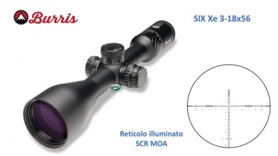 BURRIS  Six Xe 3-18x56 SCR MOA illuminato 200628