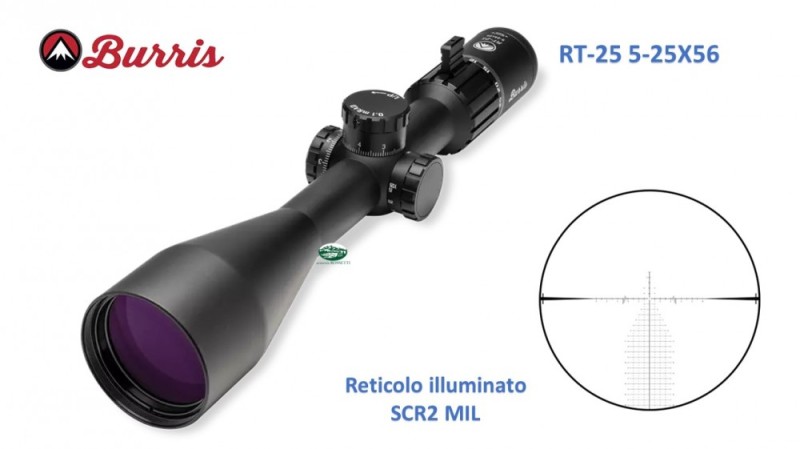 BURRIS  RT 5-25x56 SCR2 MIL 200481
