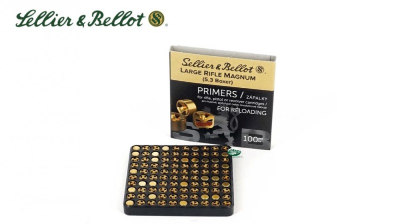 SELLIER & BELLOT Inneschi Large rifle magnum conf.100 pezzi