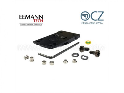 EEMANN TECH piastrina montaggio Red Dot  per CZ Shadow 01 - Shadow 2