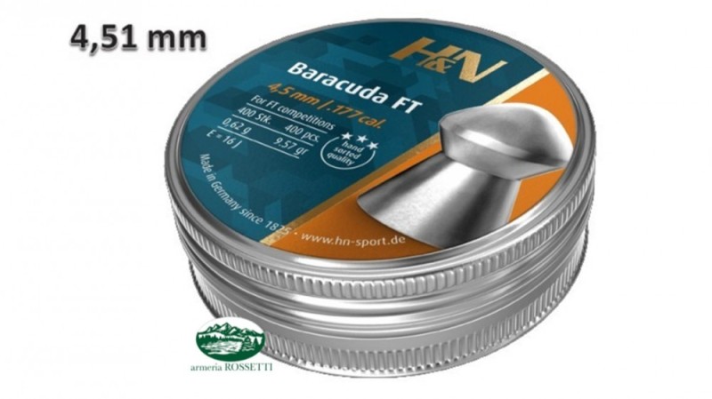 H&N SPORT Pallini BARACUDA FT cal. 4,51 mm - 0,62g