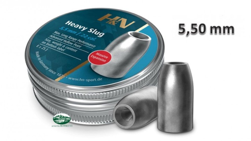 H&N SPORT Pallini HEAVY SLUG cal. 5,50mm 40gr