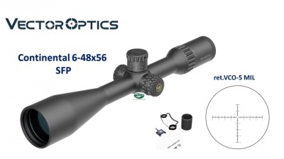 VECTOR OPTICS Continental 6-48x56 SFP ret.VCO-5 MIL
