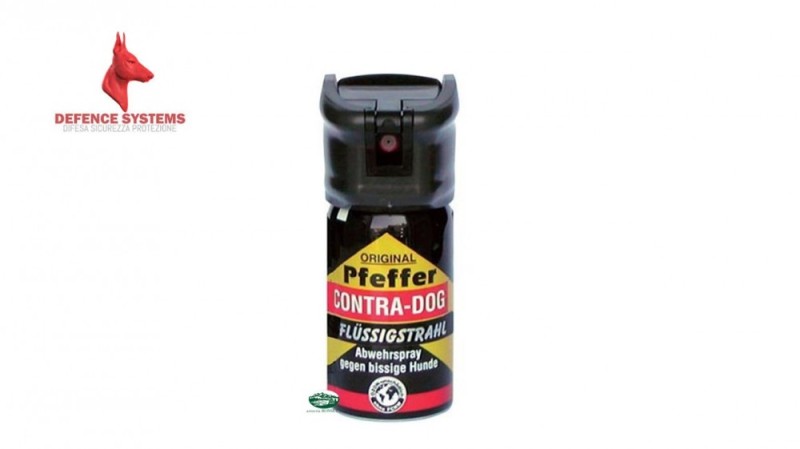 DEFENCE SYSTEM Spray peperoncino antiaggressione Contra Dog