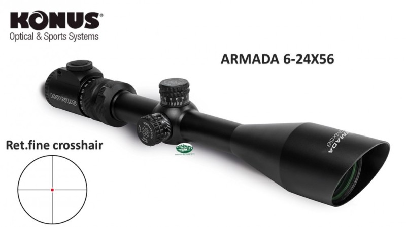 KONUS ARMADA 6-24X56 ret.fine crosshair 07166