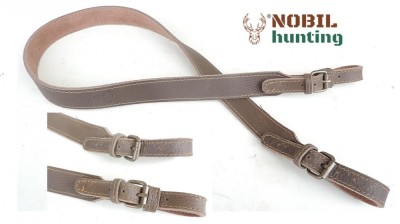 NOBIL Bretella fucile 110cm marrone