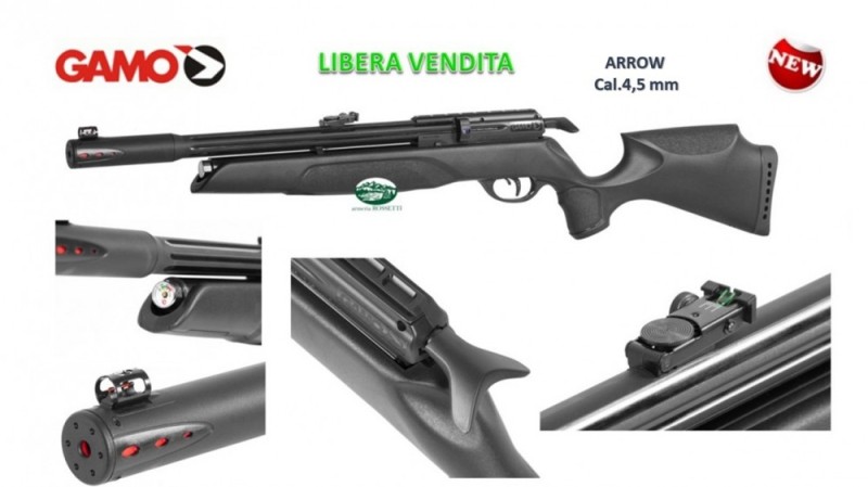 GAMO ARROW PCP cal.4,5mm libera vendita