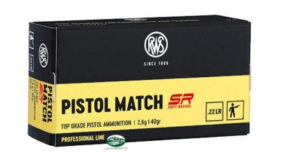 RWS Munizioni cal.22 lr Pistol Match 