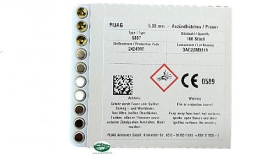 RWS inneschi ANV PRIM 5337 Large Pistol conf. 1000 pezzi 2424382