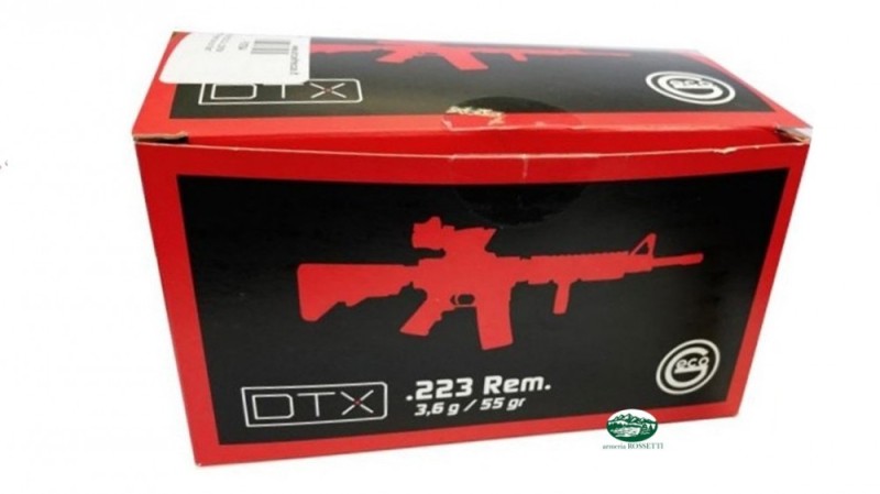 GECO Munizioni cal.223 Rem DTX FMJ 55gr conf.150 pz.