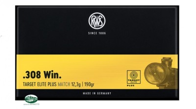 RWS Munizioni cal.308 Win Target Elite Plus 190 gr 