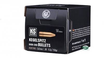 RWS palle KS cal.308 150gr. 50pz. 2146304