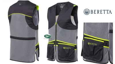 BERETTA Gilet tiro Ebony & ice grey GT671
