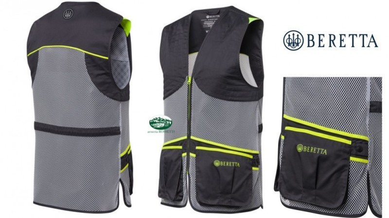 BERETTA Gilet tiro Ebony & ice grey GT671