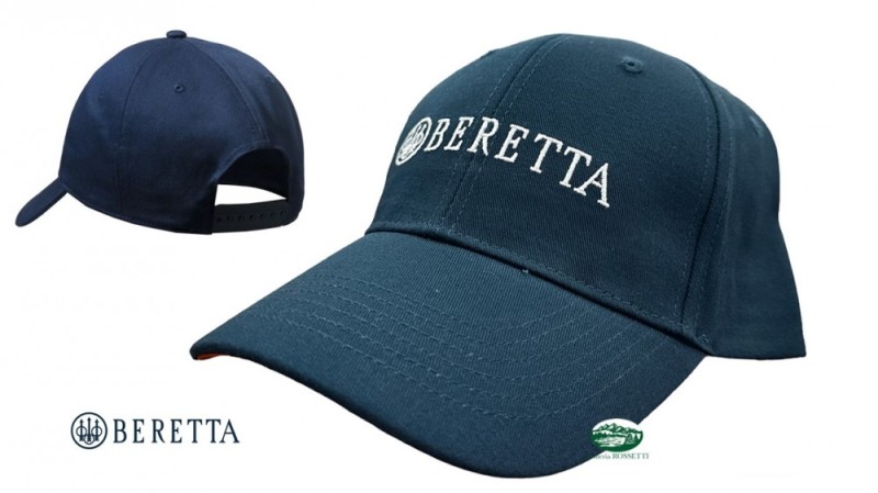 BERETTA Cappello blu con tesa 