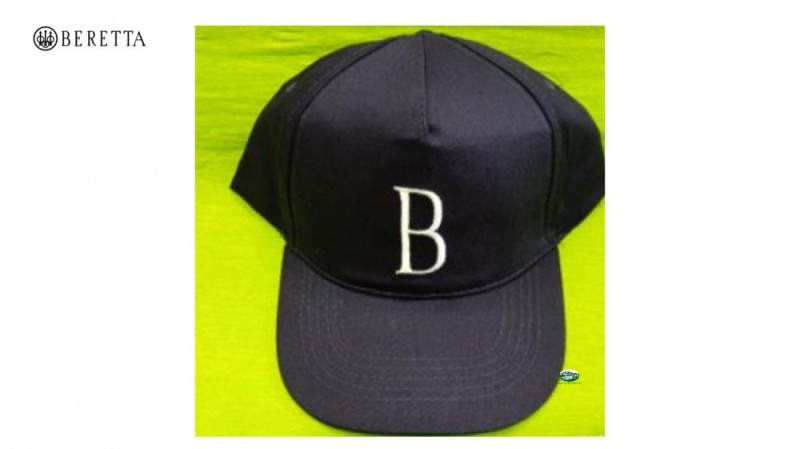 BERETTA Cappello blu tesa con logo