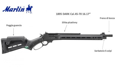 MARLIN 1985 Dark cal.45-70 