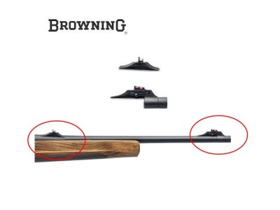 BROWNING 4X Kit mire Modulari in fibra ottica