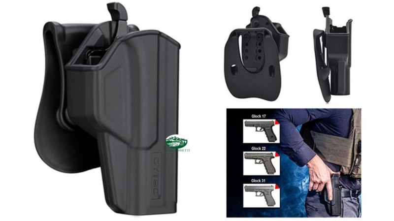 CYTAC Fondina per Glock 17/22/31 CY-TQG17