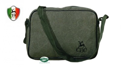 CBC Borsello in cavans a tracolla verde