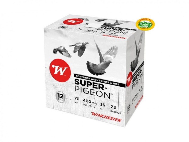 WINCHESTER cartucce SUPER PIGEON cal.12 gr.36 pb.5 speciale colombaccio