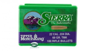 SIERRA Palle TIPPED MATCHKING 224 69gr TMK 7169