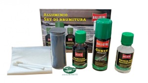 BALLISTOL Kit brunitore per alluminio 50ml
