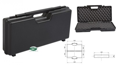 HTG Valigetta rigida per pistola 44x19x8 cm