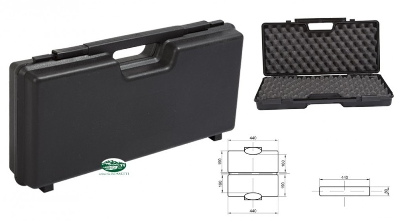 HTG Valigetta rigida per pistola 44x19x8 cm