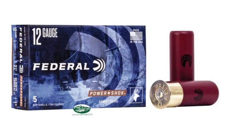 FEDERAL cartucce a palla Sabot cal.12 POWER SHOK F127 SS2