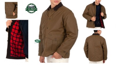 FILSON Giacca Tin Cloth dark tan FMCPS0103