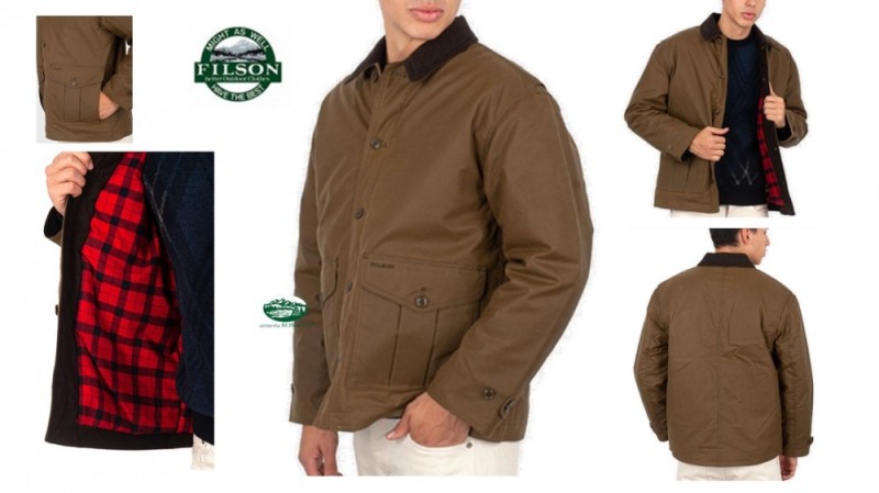 FILSON Giacca Tin Cloth dark tan FMCPS0103