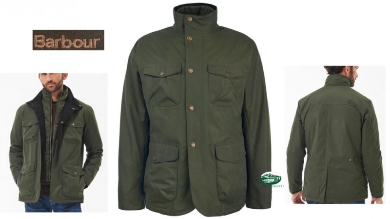 BARBOUR Giacca impermeabile Ogston verde