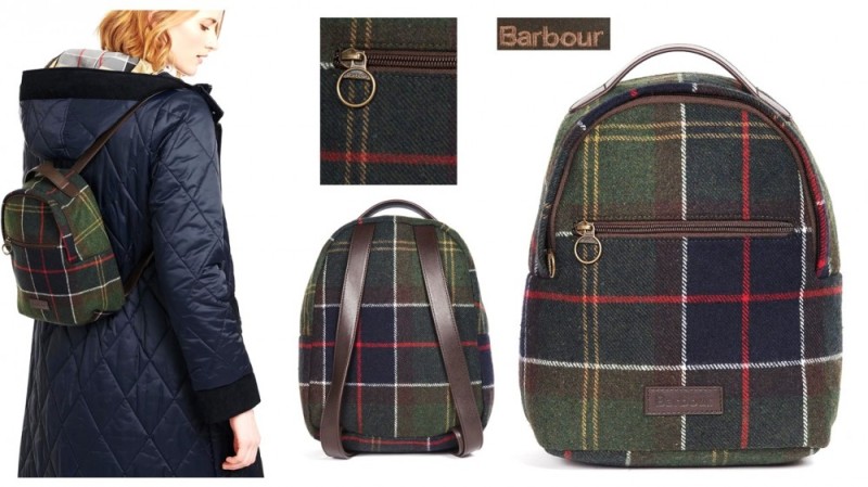 BARBOUR Zaino Caley tartan TN11