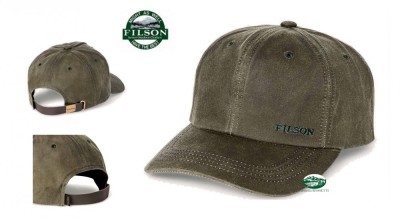 FILSON Cappello Oil Tin Low Profile colore verde