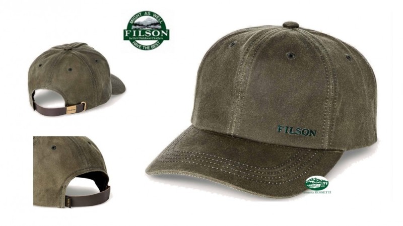 FILSON Cappello Oil Tin Low Profile colore verde