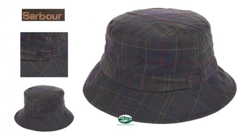 BARBOUR Cappello Darwen Wax Sports tartan