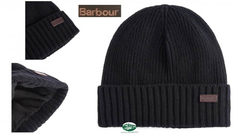 BARBOUR Cappello Carlton Beanie Black