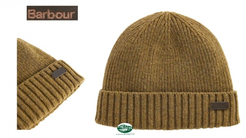 BARBOUR Cappello Carlton Beanie marrone chiaro