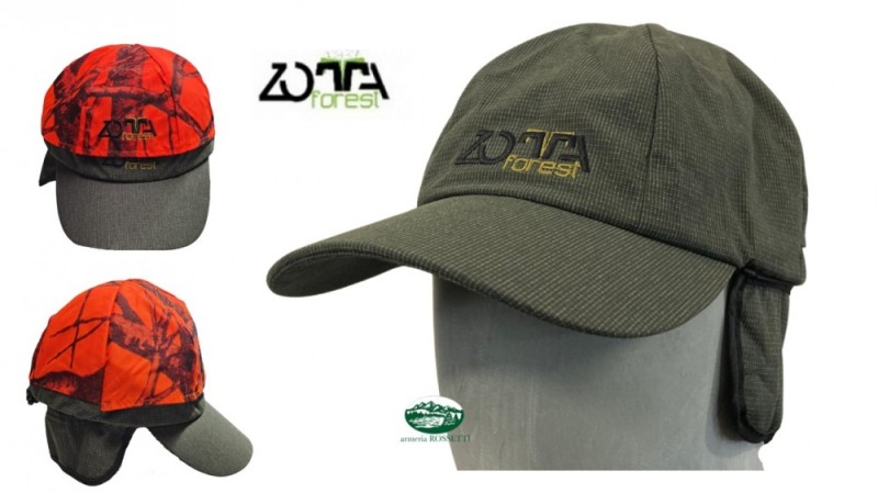 ZOTTA Cappello Texas reversibile verde arancio camouflage