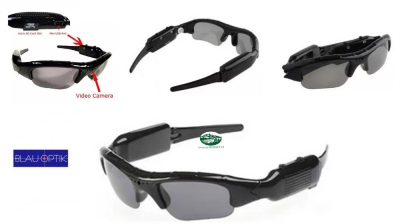 BLAUOPTIK Occhiali con videocamera integrata