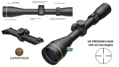 LEUPOLD VX-FREEDOM 3-9x50 CDS ret.Fine Duplex 180613