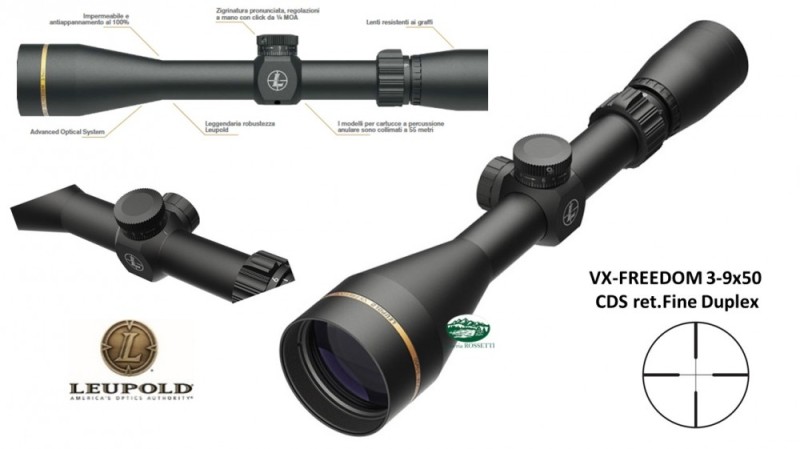 LEUPOLD VX-FREEDOM 3-9x50 CDS ret.Fine Duplex 180613