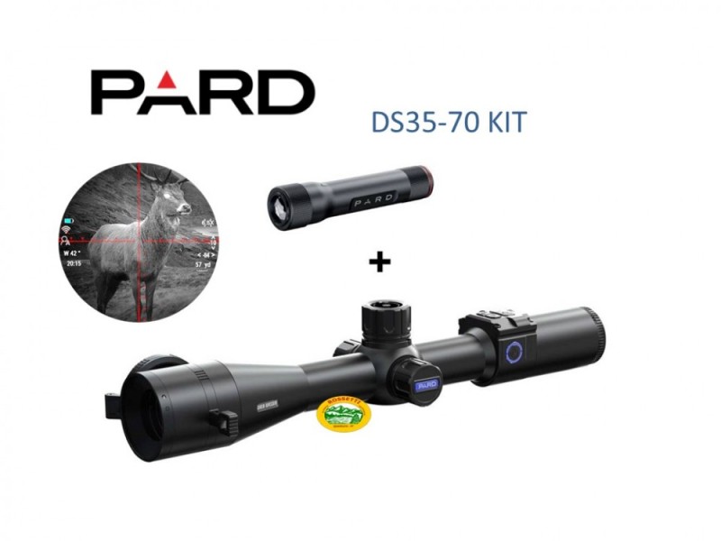 PARD visore notturno e diurno DS35-70 + illuminatore 