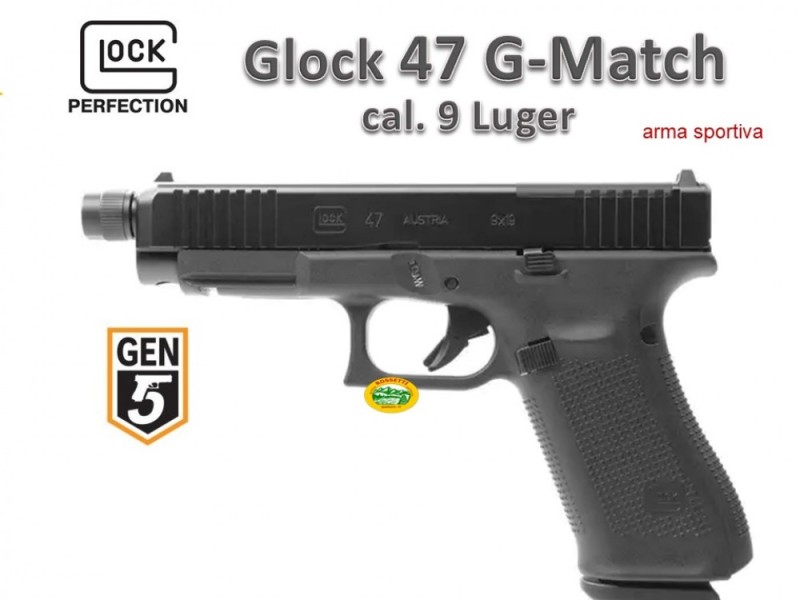 Glock 47 G-Match 9 Luger FS MOS FTO Gen.5 