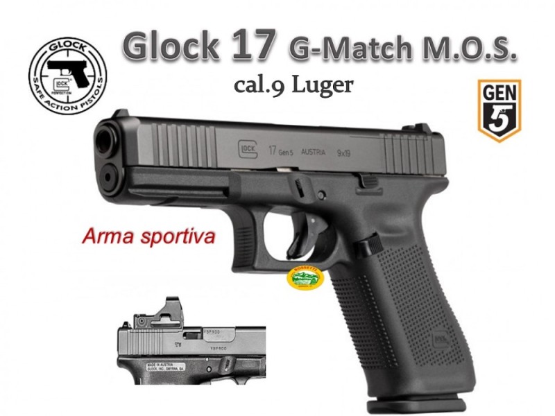 GLOCK 17 G-MATCH 9 Luger FS MOS Gen 5